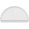 Ekena Millwork Half Round Sunburst Architectural Grade PVC Combination Pediment, 60"W x 36-3/4"H x 2-3/4"P PEDPC060X370HRO01 - alternate 2